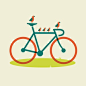 birds on a bike
