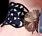 Steampunk Dragonfly choker by Pinkabsinthe on deviantART