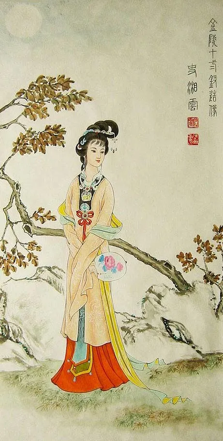 【红楼梦十二金钗】——工笔! _中国古代人物画吧_百度贴吧-花瓣网
