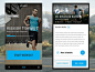 Had some fun working on these explorations for a fitness trainer app.