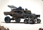Mad Max: Fury Road - Misc. Vehicles 02, WETA WORKSHOP DESIGN STUDIO : Various iterations on vehicles designed for speed, intimidation and years of trouble free maiming.

© 2014 Warner Bros. Entertainment Inc. and Village Roadshow