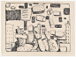 Philip Guston. The Street from Ten Lithographs by Ten Artists. 1970, published 1971