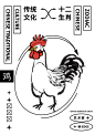 《十二生肖》鸡海报设计，试着融入传统与现代来传递中华传统文化，谁说传统不能潮流。设计师:棱-Edge