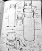 “我的水瓶创意#id#工业#产品#设计#素描#idsketch的延续