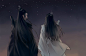  @芝士酱最喜欢小凉了
#魔道祖师##霜华拂雪#看星星~（附赠星星调戏老宋小剧场） 