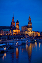 Dresden, Germany and the Elbe River