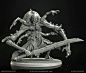 Sea monster "The Everrain"  , ◂ Alexey Popovici ▸ : Commission sculpt for boardgame "The Everrain" by Grimlord games