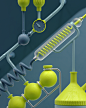 Laboratory experiment : 3D Laboratory style-frames 