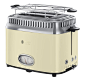 Amazon.de: Russell Hobbs 21682-56 Retro Vintage Cream Toaster mit stylischer Countdown-Anzeige, Schnell-Toast-Technologie, 1300 W, creme