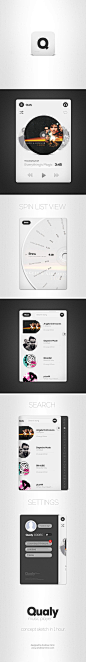 Qualy app. by Andrew Miron, via Behance