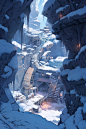 atone4103_view_of_a_cave_in_the_middle_of_the_snow_mountains_wi_b078b571-1795-4607-b2f8-be451f032dd5.png (896×1344)