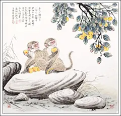 兜底儿网画家张永权生肖猴作品赏析一 - 兜底动态 - 兜底儿网