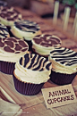 Animal Cupcakes #cupcake