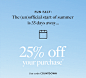 J.Crew: Your summer wardrobe is 25% off right now... | Milled : Milled has emails from J.Crew, including new arrivals, sales, discounts, and coupon codes.