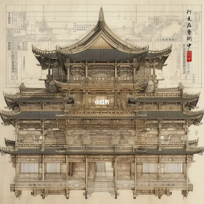 中国古建筑-榫卯结构-概念-花瓣网