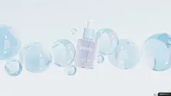 豪华 黑色 化妆品 皮肤 关心 奶油 美妆海报广告海报平面设计