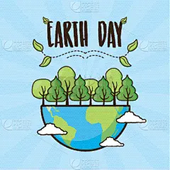 地球日,贺卡,生物学,白昼,有机食品,自然,文字,环境,装饰