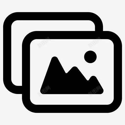 图像相册图库图标 免费下载 页面网页 平面电商 创意素材-花瓣网