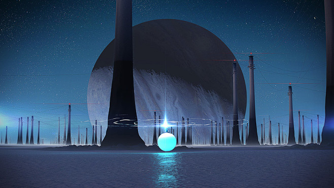 Sphere. Stick. Light...