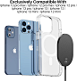 Amazon.com: TOZO W10 Magnets Wireless Charger Compatible for iPhone 14/14 Plus/14 Pro/14 Pro Max/13/Mini/Pro Max/12/Mini/ro Max Aviation Aluminum Computer Numerical Control Technology Fast Charging Black : Electronics