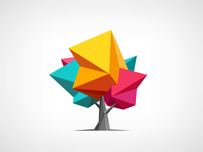 Low poly tree