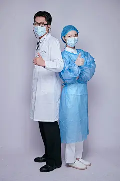 男女医生护士组合医务人员人物摄影照片