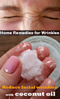 Reduce Facial Wrinkles with Coconut Oil - WomenIdeas.net : Learn how to reduce facial wrinkles by using coconut oil.