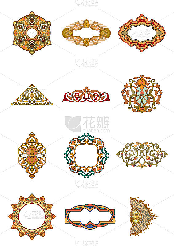 Vector Arabesque ornaments