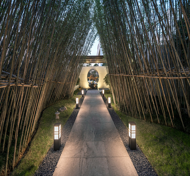 泰安金科桃花源新中式示范区景观-居住区案...