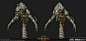 Tomb Kings - Necroserpent and Sepulchral Stalkers, Jaco Herbst : Had the pleasure of working on these 2 units for the recently released Total War: WARHAMMER II - Rise of the Tomb Kings expansion. The weapon was done Jas Dhatt, see more of her work here:

