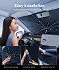 Amazon.com: Tesla Model Y Windshield Sunshade Umbrella & Sunshade Roof : Automotive