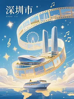 环球旅行星河海报地标螺旋升天！AIGC神作_7_知予小铺_来自小红书网页版