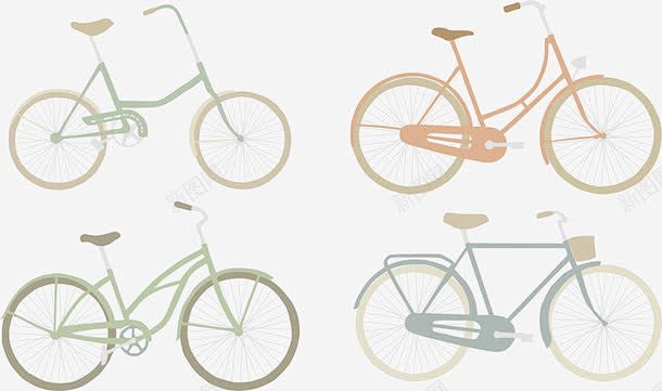 自行车矢量图 设计图片 免费下载 页面网...