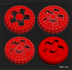 蛇奈采集到3D模型布线