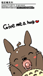 龙猫酱求抱抱~\(≧▽≦)/~Give me a hug！！！
