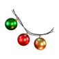 Christmas Lights Ball  3D Icon