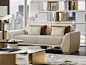 Sofa for the living area EVANTRA | 2 seater sofa by A.R. Arredamenti