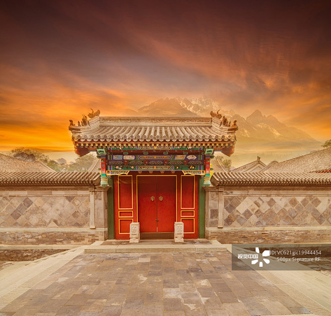 中国,门,恭王府,故宫,四合院正版图片素材