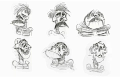 YHY艺术工作室采集到j—Q版卡通角色迪士尼童话（欧美）【YHY艺术工作室】