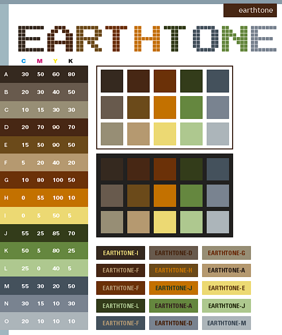 Earth tone color sch...
