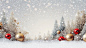 Christmas golden balls background Illustration AI GenerativexA