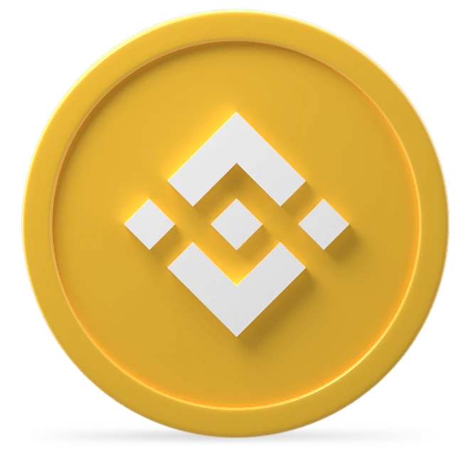 Binance_coin_front_glossy_s - 30款虚拟数字货币立体3D图标 Crypto 3D Pack-花瓣网
