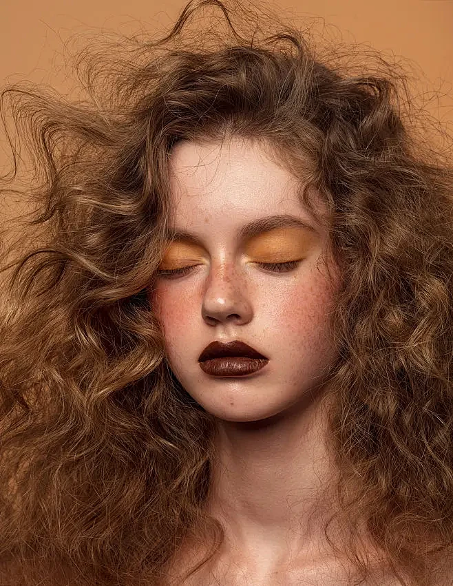 欧美、模特、眼妆、高光、唇妆