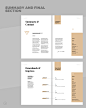 Brand Manual :  Brand Manual and Identity Template – Corporate Design Brochure – with real text!!!Minimal and Professional Brand Manual and Identity Brochure template for creative businesses, created in Adobe InDesign in International DIN A4 and US Letter