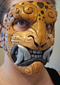 Leopard demon mask by ~missmonster on deviantART@北坤人素材