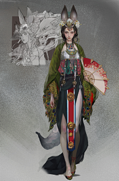 蒲澜慕采集到角色原画