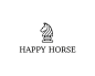 Happy Horse 伏特加酒 马头 棋子 黑白 简约 商标设计  图标 图形 标志 logo 国外 外国 国内 品牌 设计 创意 欣赏