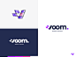 Voom Branding clean branding icon abstract logo simple design modern