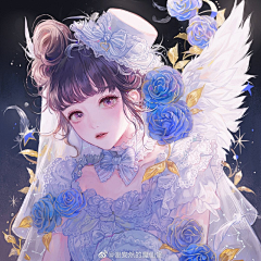 绿情萝采集到少女插画