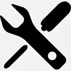 设置暗扣图标免抠素材_新图网 https://ixintu.com 交叉 扳手 接口 螺丝刀 选择 配置